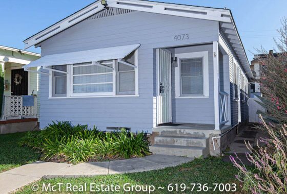 Front of house is grey