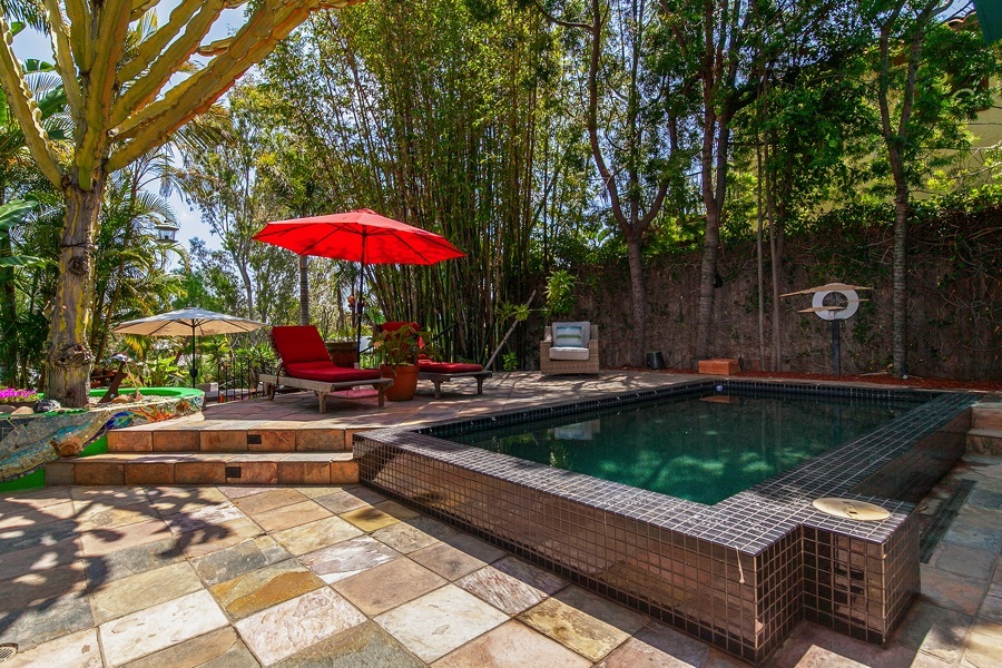 2619 Montclair St - View of the Pool in the Morning