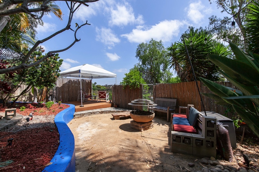 2619 Montclair St - Backyard Firepit in the Morning