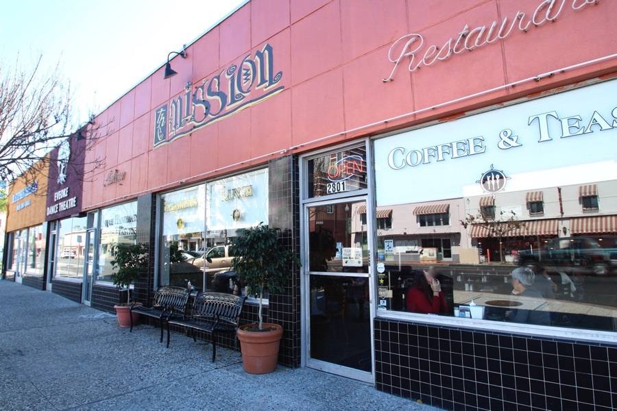 front of the mission restaurant